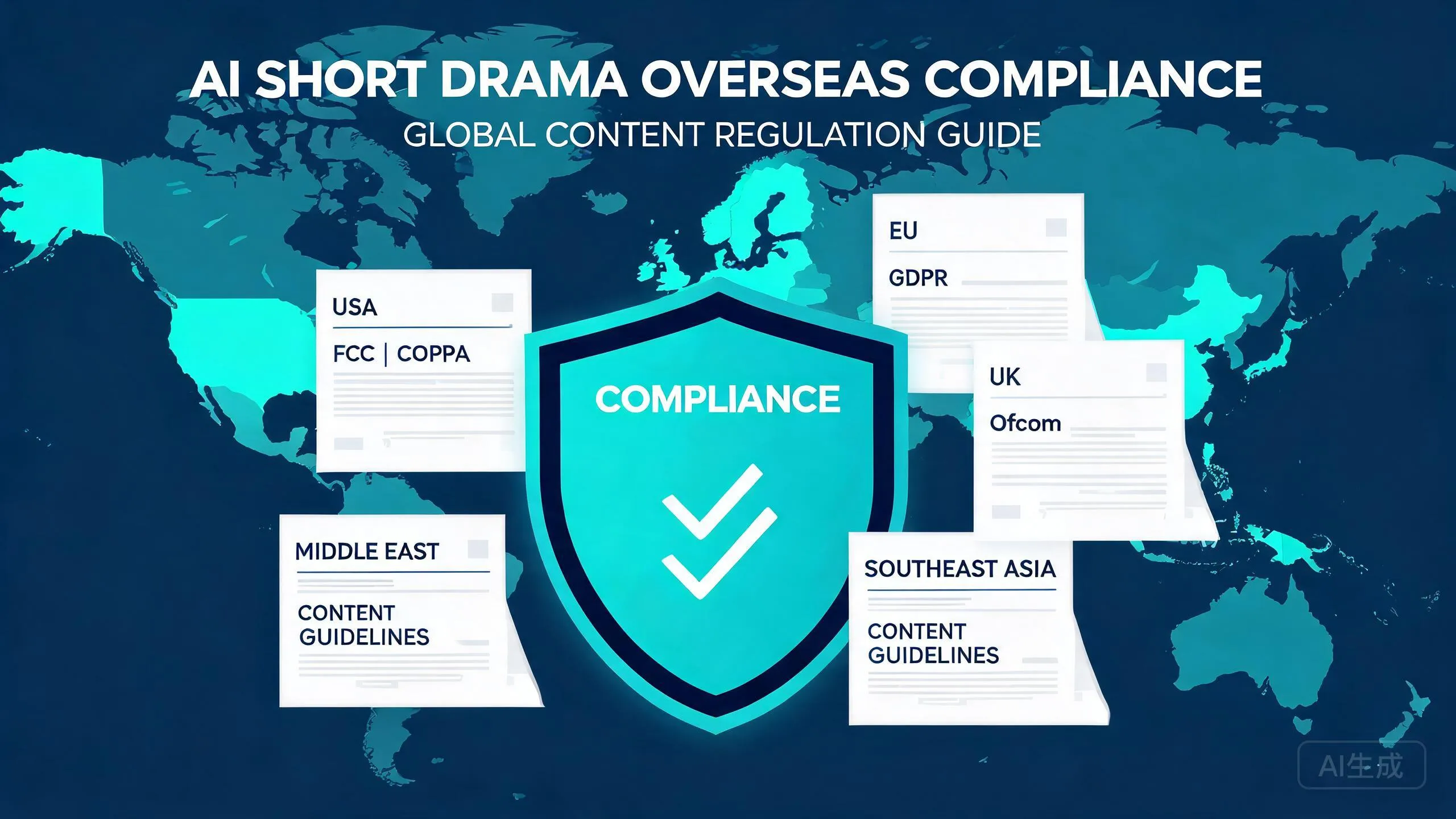 AI Short Drama Overseas Compliance 2026: Content Rules & Cross-Border Rights